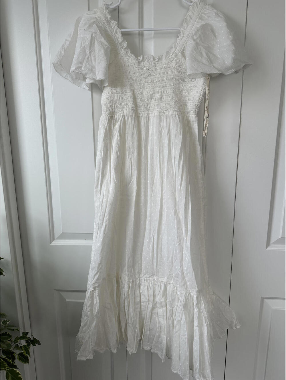 Cleobella Ashlyn Midi Dress NWT Ivory XS - Picture 5 of 7